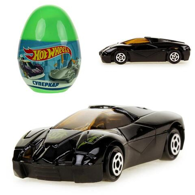 Модель ин. мет. "Хот Вилс. Яйцо" 7 см, в ассорт. HW-EGG-069-R (Технопарк)