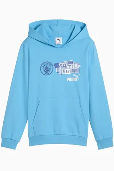 Кофта Puma Manchester City 24/25 ftblNRGY Junior - голубой