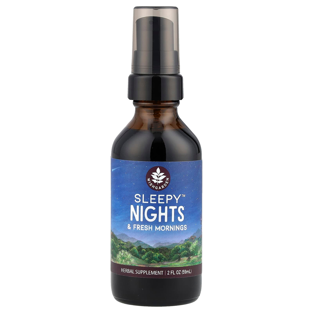 WishGarden Herbs, Sleepy ™ Nights & Fresh Morning, 59 мл (2 жидк. Унции)