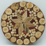 Подставка деревянная "Россия" 20 см