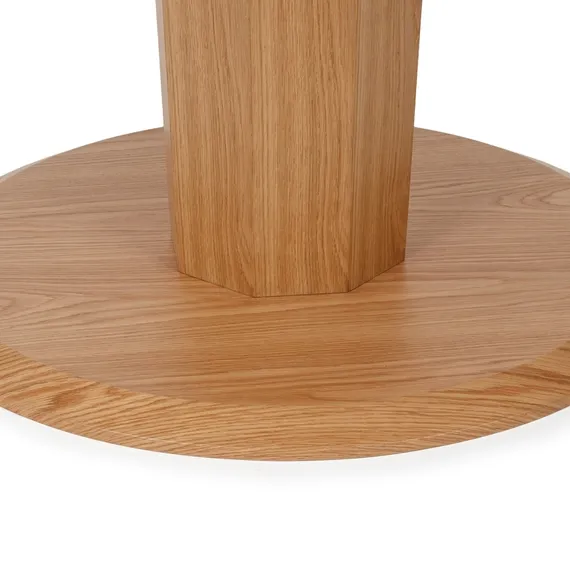 Обеденный стол Pisa Ø135 см, шпон дуба