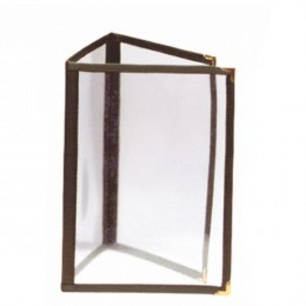 Держатель меню A5, 2 страницы, бордо, PVC