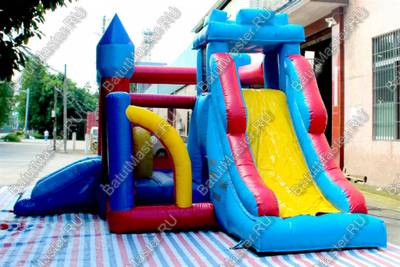 Детский надувной батут "Небесный замок" 6*5*5 м