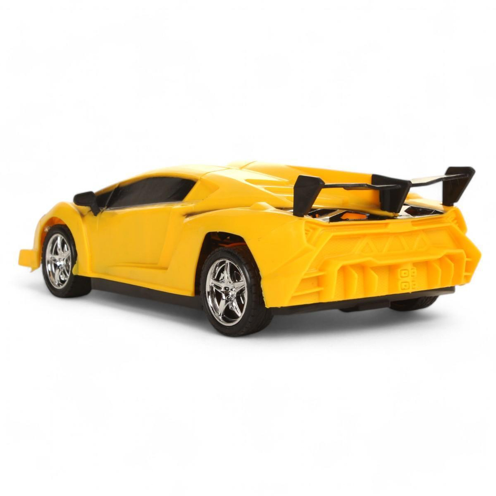 Машина классич.на РУ см, желтая, коробка 797-5