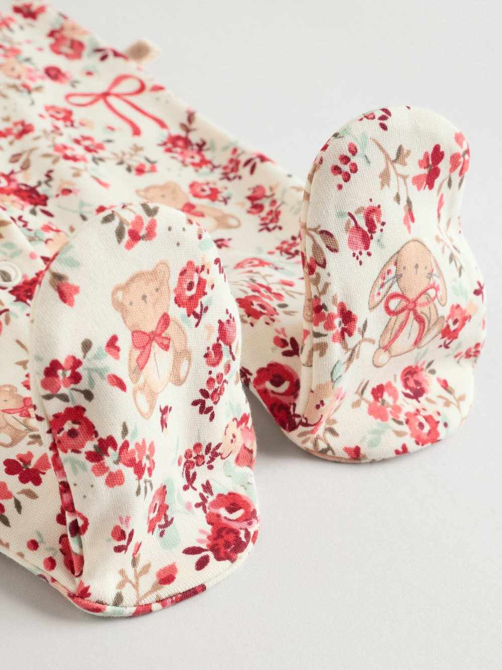 Комбинезон / Cлип для малышей Next F34-057, 3 шт., Красный, Молочный