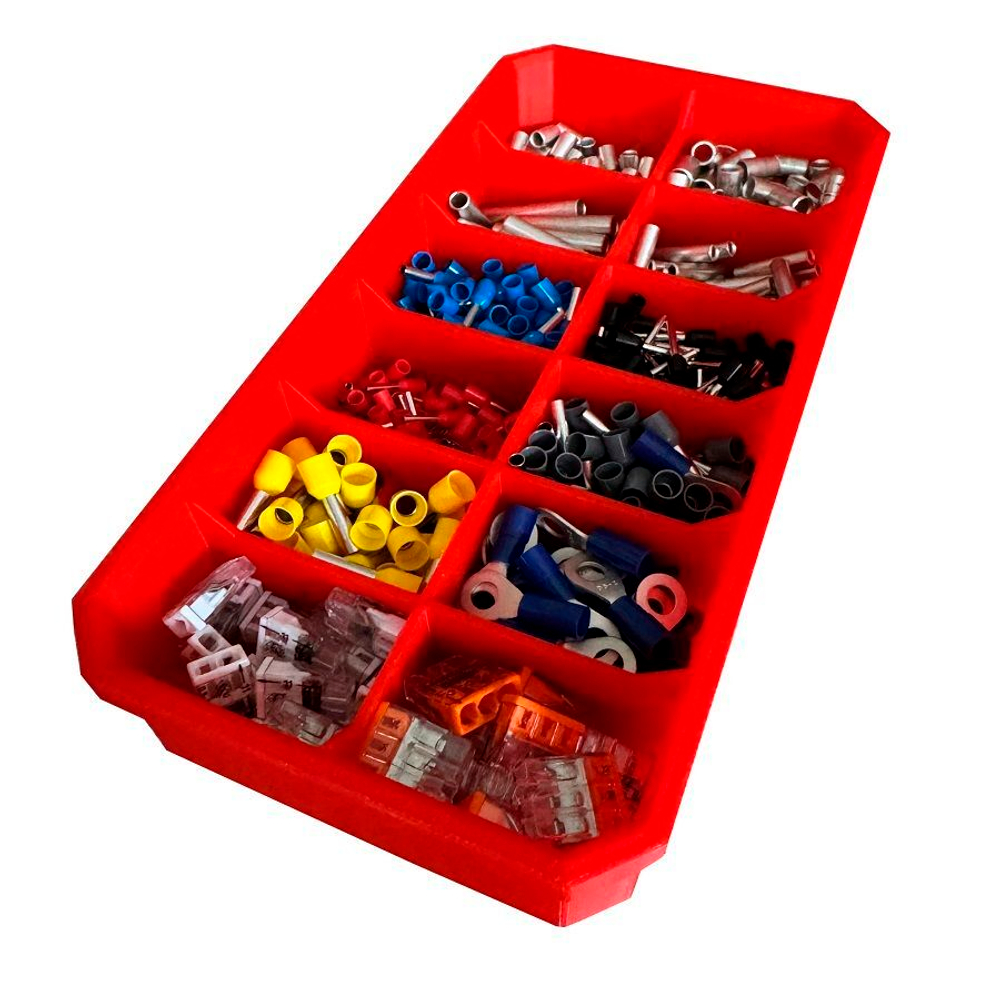 Вкладыш для НШВИ в органайзер Milwaukee Packout Slim (12 отделений)