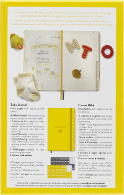 Блокнот Moleskine Passion Baby (PASBABY) 13х21см в подарочной коробке, желтый