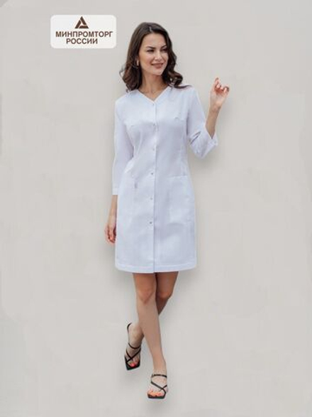 Халат медицинский женский | Х-250 к 3/4 сатори