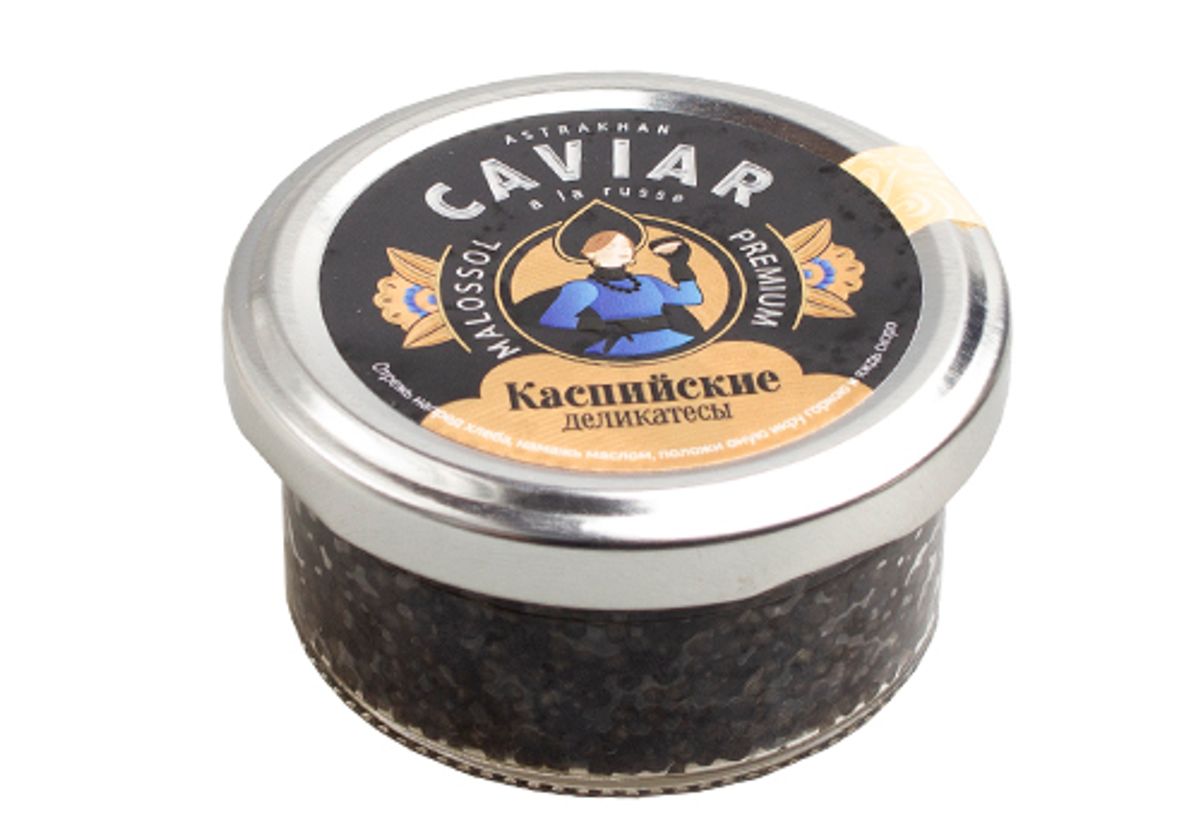 Икра стерляжья "Каспийские Деликатесы", 50г