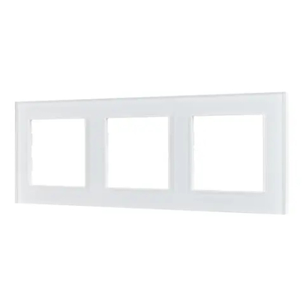 Рамка стеклянная FRM-GLARE-GS-3-WH (Arlight, -) 043799