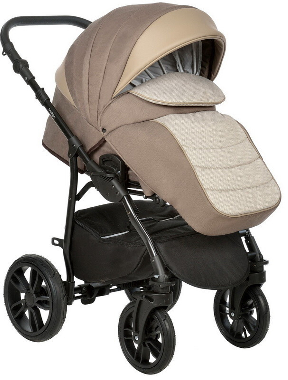 Детская коляска Indigo Indigo New 2 в 1 In05 коричневый