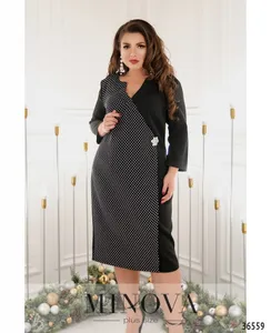 Платье 103-1-черный Minova