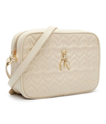 Кожаная сумка-мессенджер Patrizia Pepe - экрю(2B8985 L082)