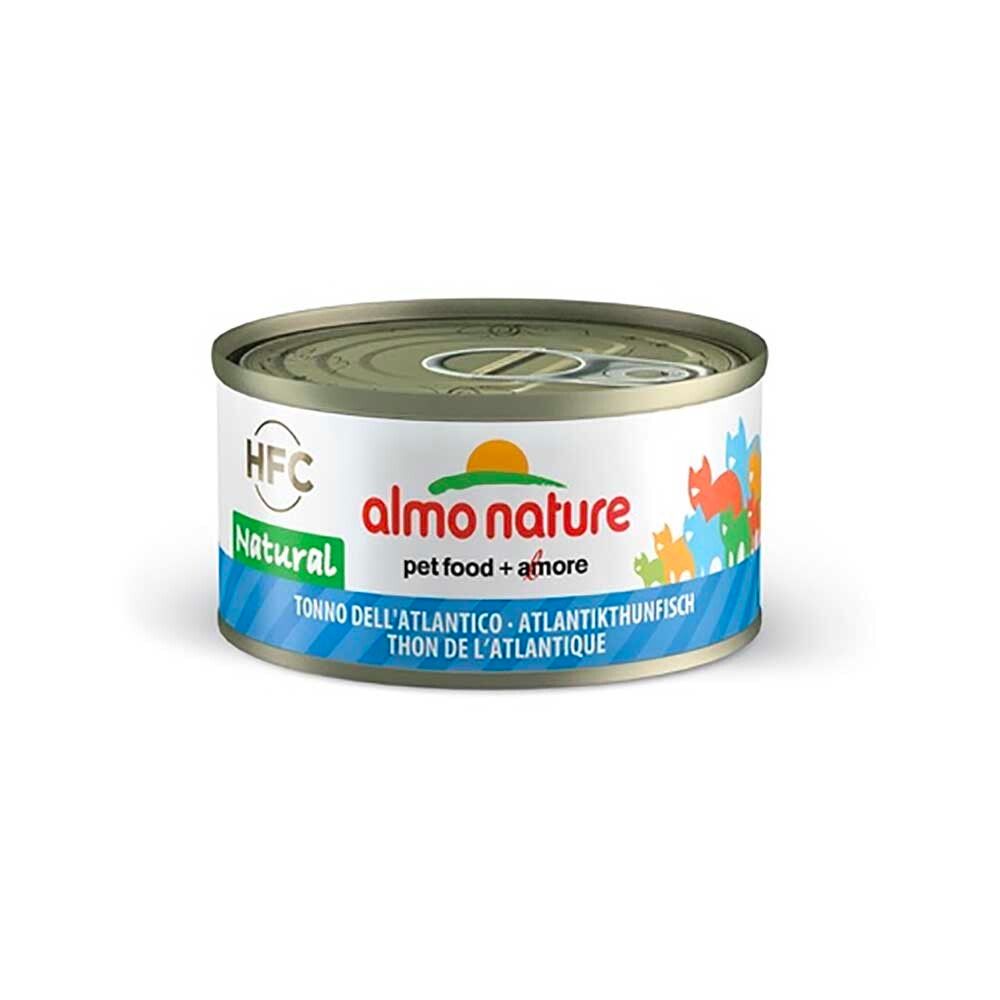 Almo Nature консервы для кошек &quot;HFC Natural&quot; с тунцом атлантическим (75% рыбы) 70 г банка