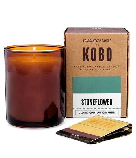 Stoneflower, свеча Woodblock, Kobo Candles