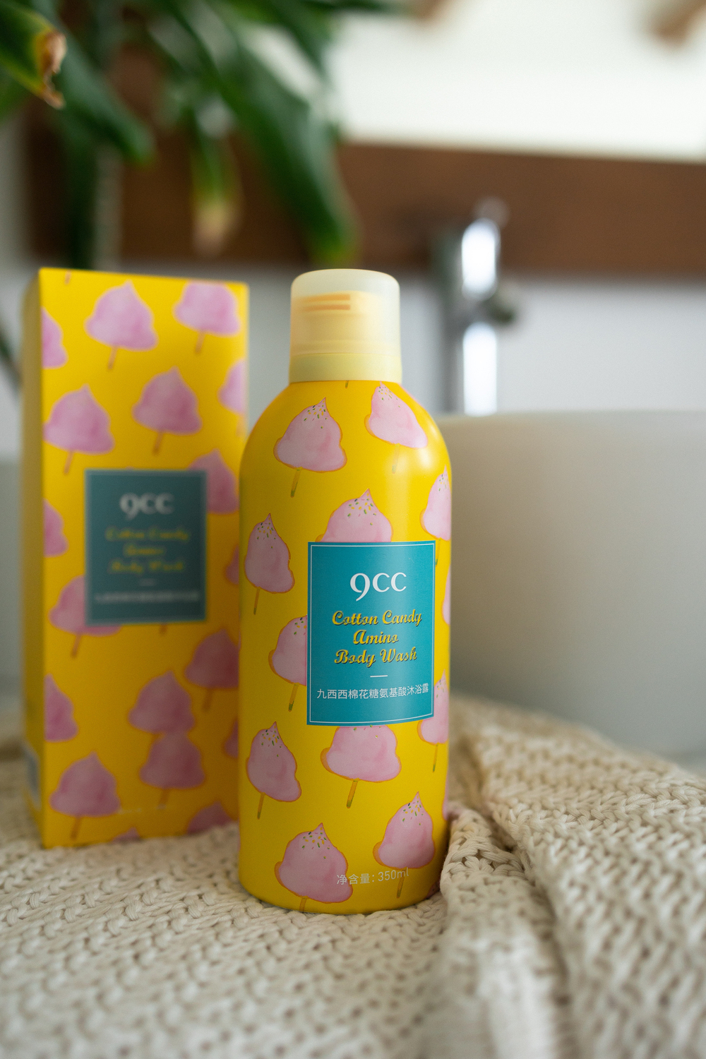 9CC Гель-пена для душа c аминокислотами и ароматом сахарной ваты - Cotton candy body wash, 350мл, шт