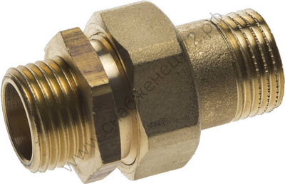 GENERAL FITTINGS штуцер/штуцер, 1/2″, Соединитель с накидной гайкой (51037-S/S-1/2)