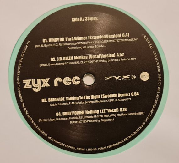 Various – ZYX Italo Disco - Best Of - Volume 4 Coloured LP