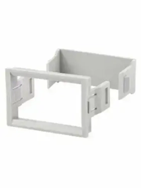 Панель лицевая для выреза в шкафу ПЛ-4, 4 модуля, пластик, без дверцы, IP40, серая TDM SQ0827-0013