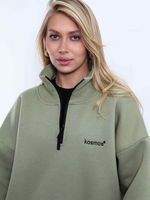 Свитшот на молнии Everest Олива