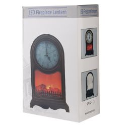 GAEM Часы настольные декоративные, L14,5 W11,5 H30 см, (USB, 2xLR14 не прилаг.)