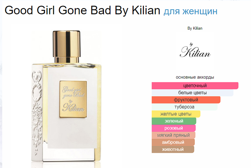 By Kilian Good girl gone Bad  ( клатч ) 50ml (duty free парфюмерия)