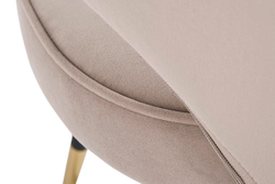 Стул велюровый Garda Decor серо-бежевый 30C-1228F BG