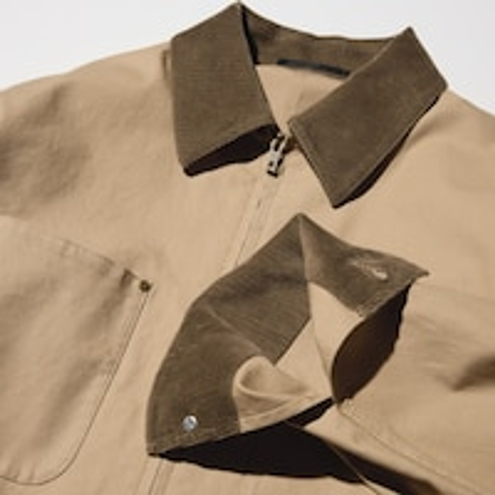 UNIQLO Короткая куртка, бежевый