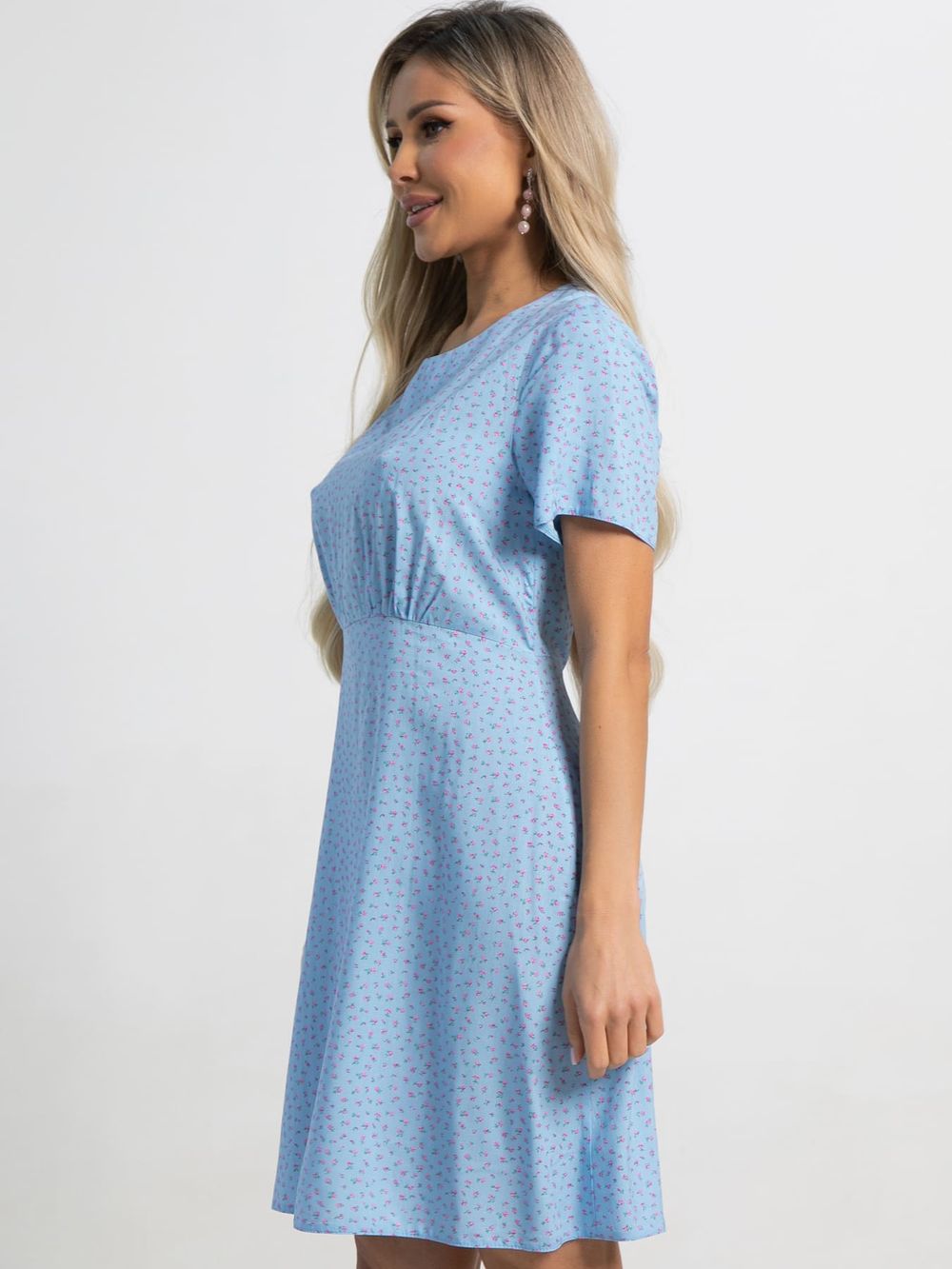Платье Летнее время (голубое) П15756-55М LT Collection