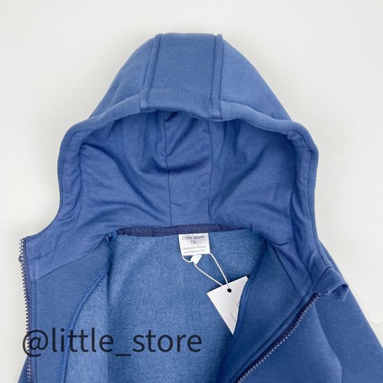 Комплект из футера с начесом "New one" Индиго