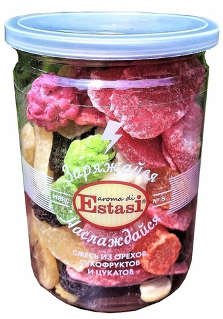 Смесь из орехов, сухофруктов, цукатов - Микс №8