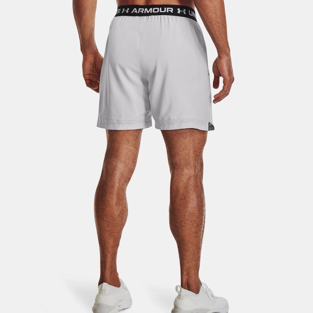 Мужские теннисные шорты Under Armour Vanish Woven 6in Shorts Men - Lightgrey