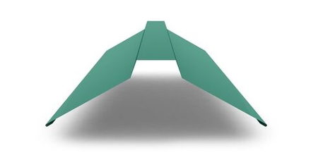 Планка конька плоского с покрытием Полиэстер 0,45мм, цвет RAL 5021 2м