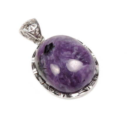 Кулон "Рассвет" чароит