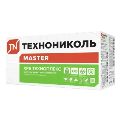 Утеплитель XPS ТЕХНОПЛЕКС 50 мм, 10 уп. (80 плит/54,8м2) из пенополистирола для фасада, стен, крыши, пола