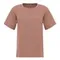 Футболка женская Basic line, цвет коричневый, р-р 46
