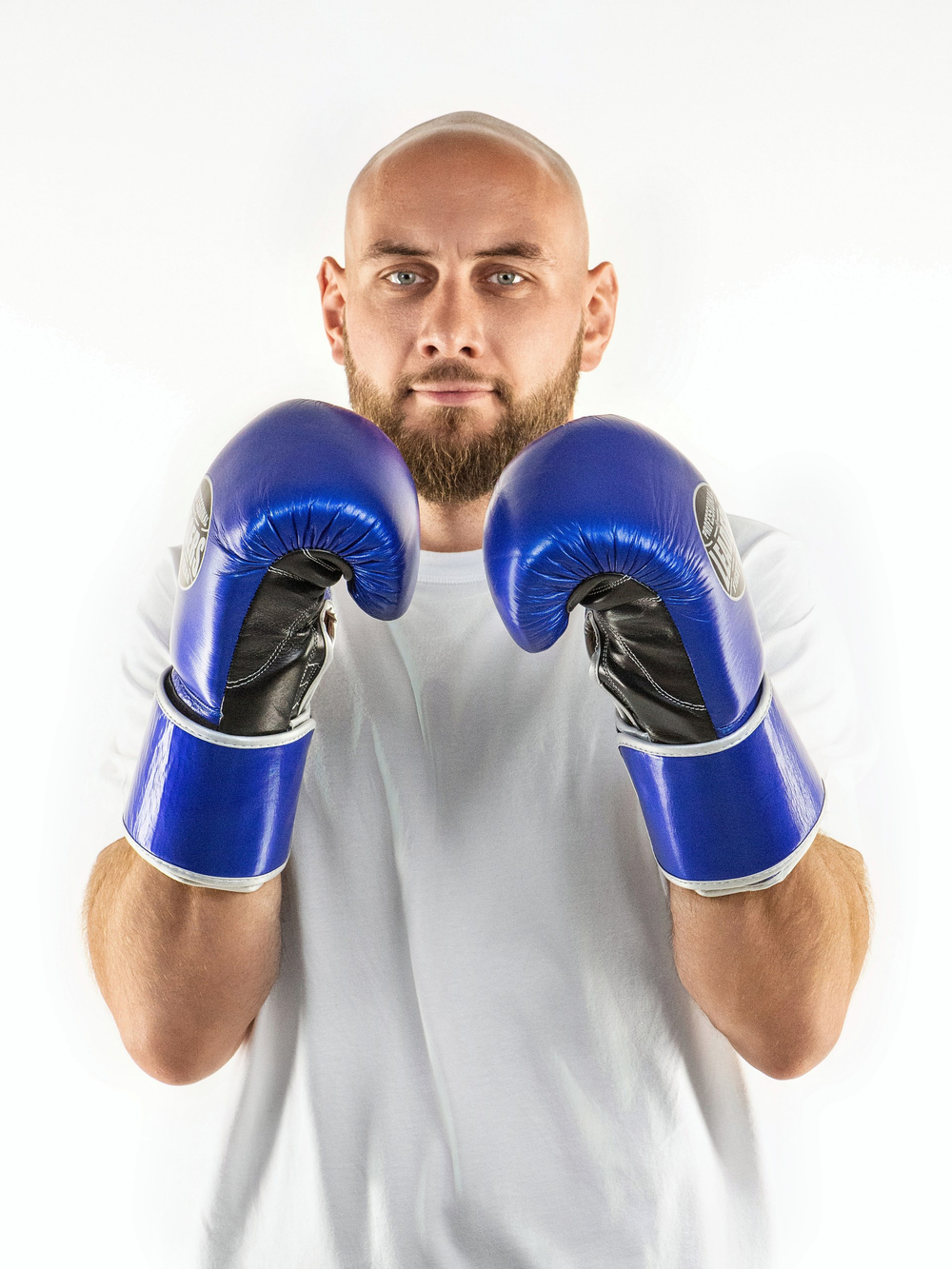 ПЕРЧАТКИ БОКСЕРСКИЕ LEADERS LEAD SERIES LONG VELCRO CUSTOM BL/BK/SIL