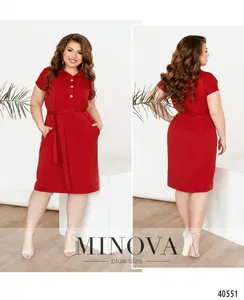 Платье 273-красный Minova