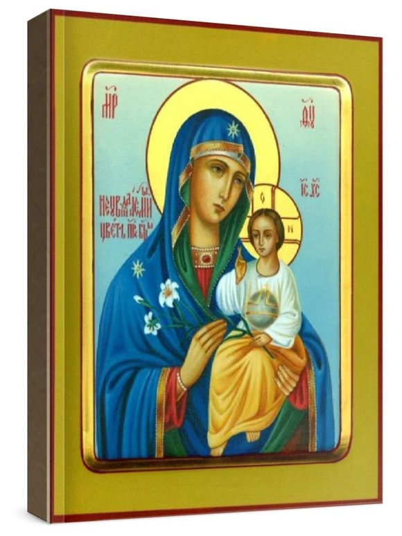 Неувядаемый Цвет (рукописная икона)