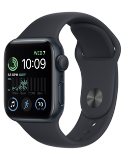 Apple Watch SE 2 (2023) GPS 40мм корпус из алюминия Midnight + ремешок black