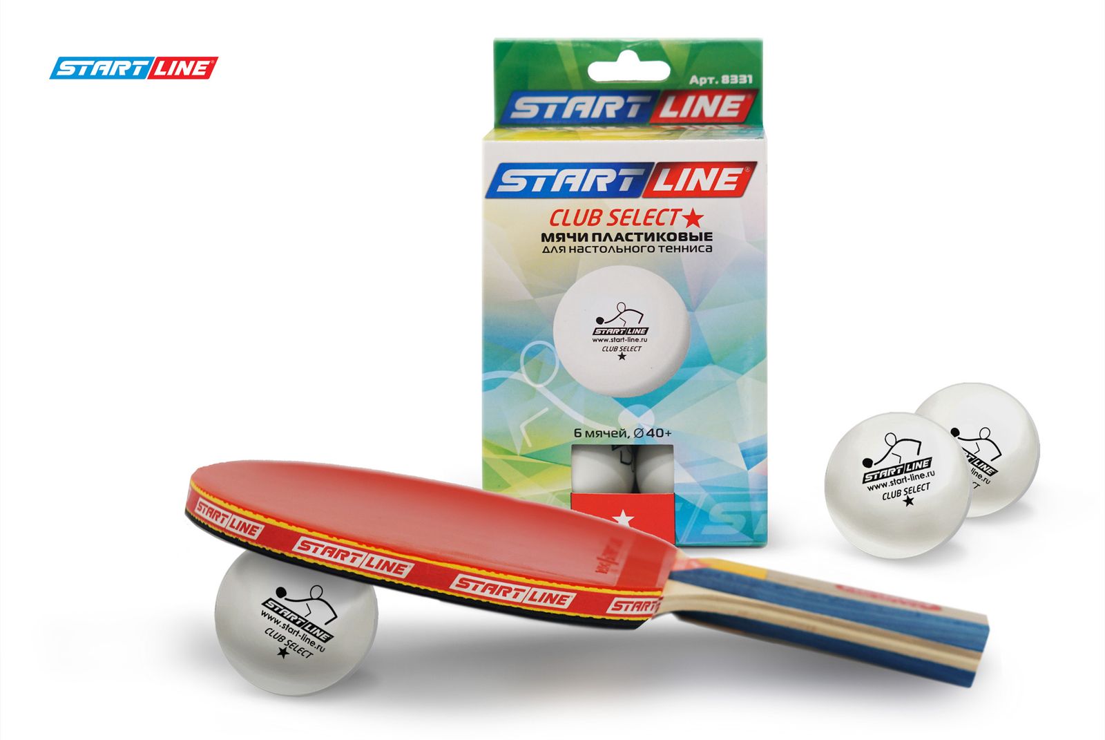 Мячи Start line Club Select 1* New (6 шт, бел.) фото №7
