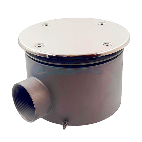 СД.65.2 Слив донный круглый с антивихревой крышкой д.165х100 2" (внутр.) пленка