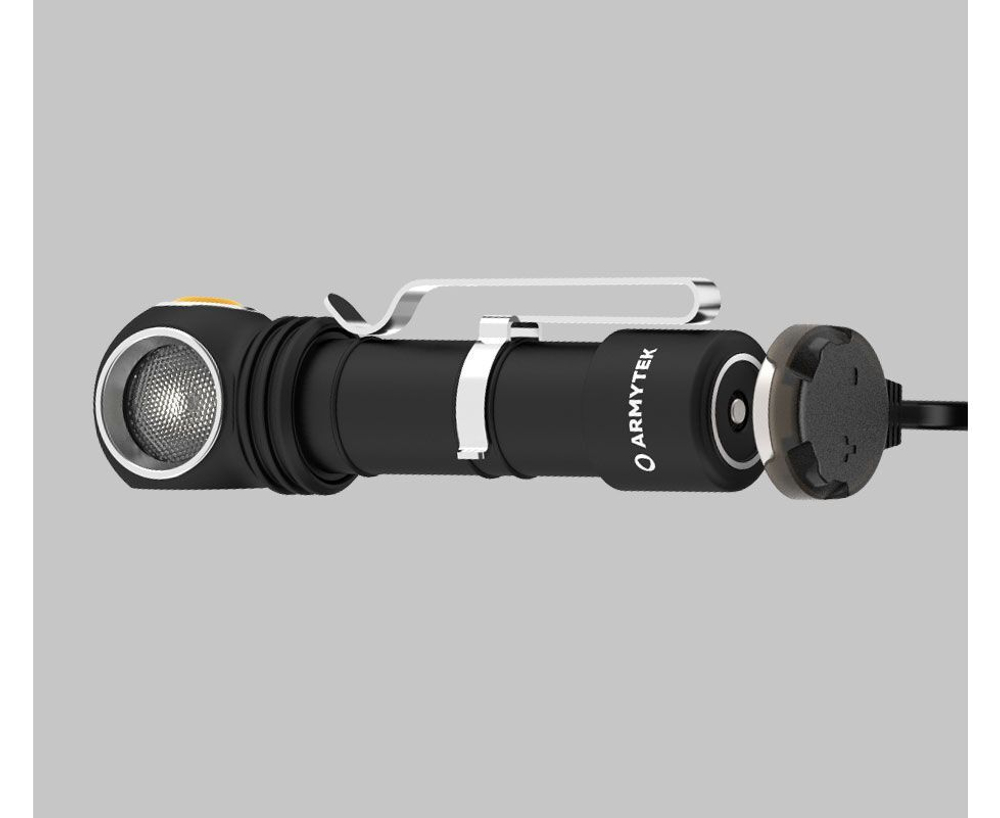 Налобный мультифонарь Armytek Wizard C2 WR Magnet USB белый + красный, белый