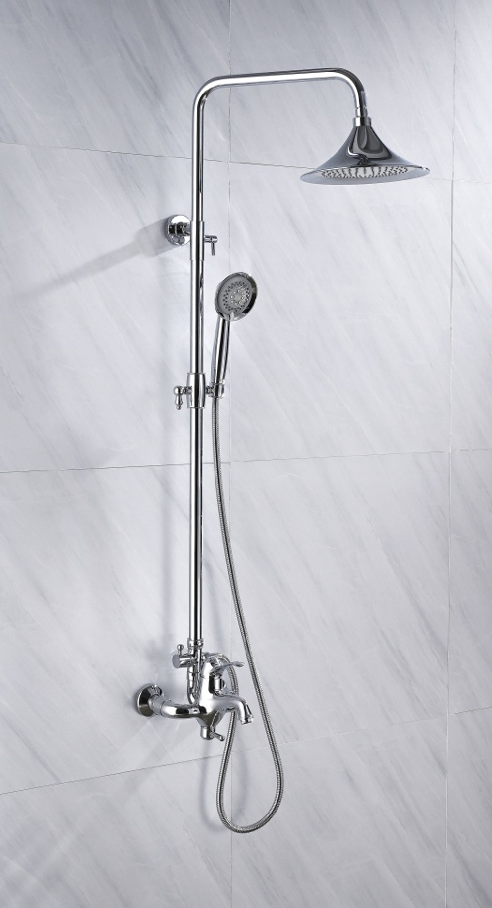 413562 Душевая система (ХРОМ) ViEiR (4/1шт)