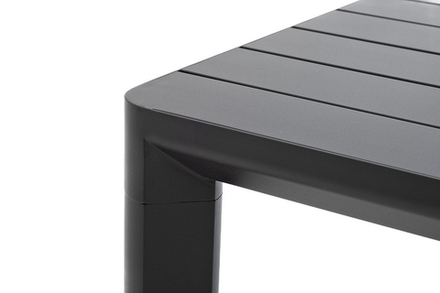 Обеденный стол из алюминия Joygarden ГОНЗО 220 см, графит