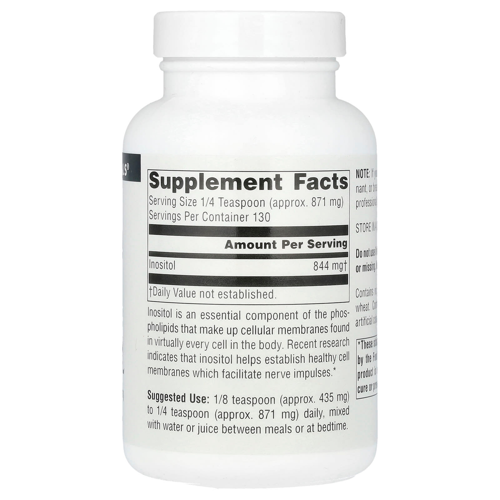Source Naturals, Чистый инозит в порошке, 113,4 г (4 унции)