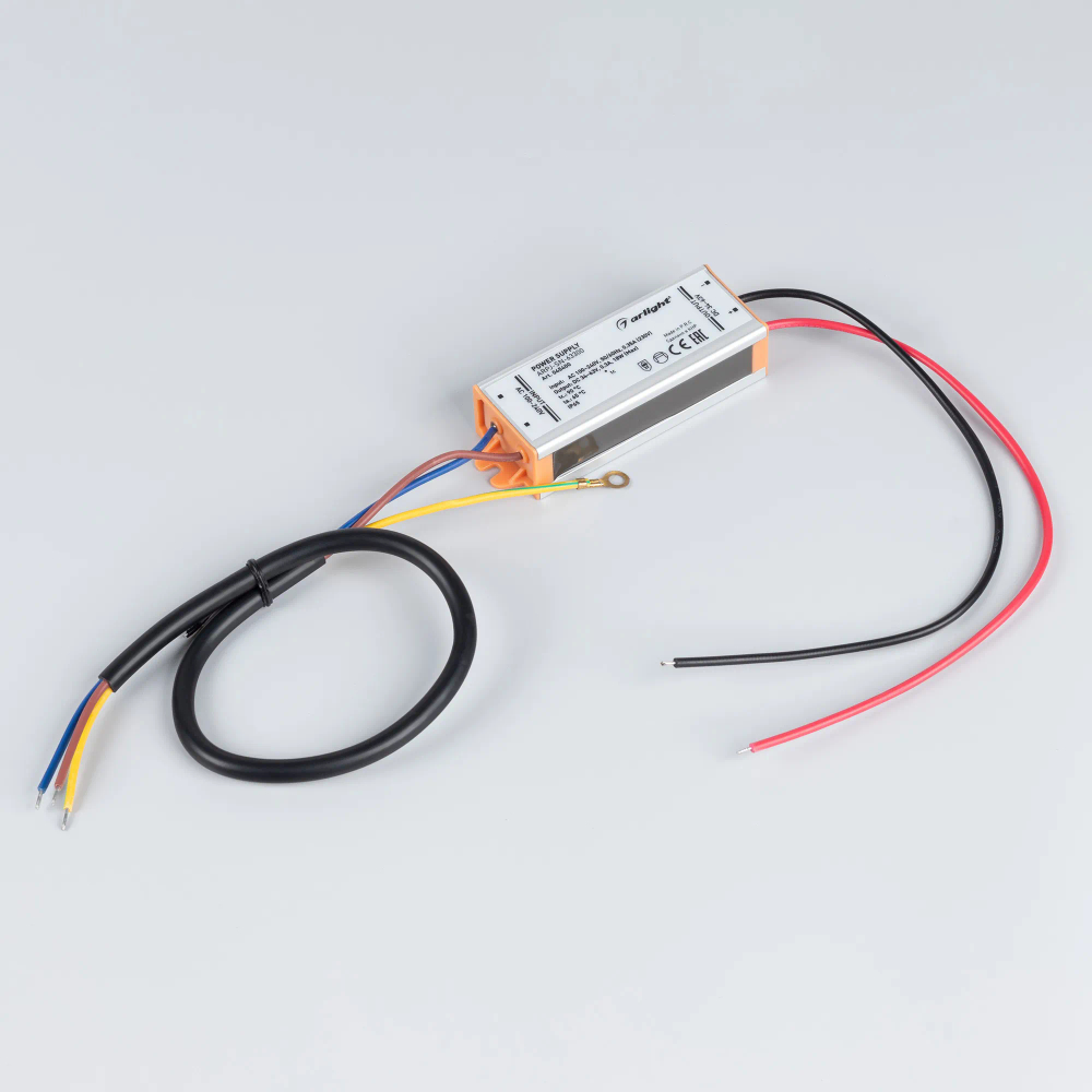 Блок питания ARPJ-SN-63300 (18W, 34-63V, 300mA) (Arlight, IP65 Металл, 3 года) 045400
