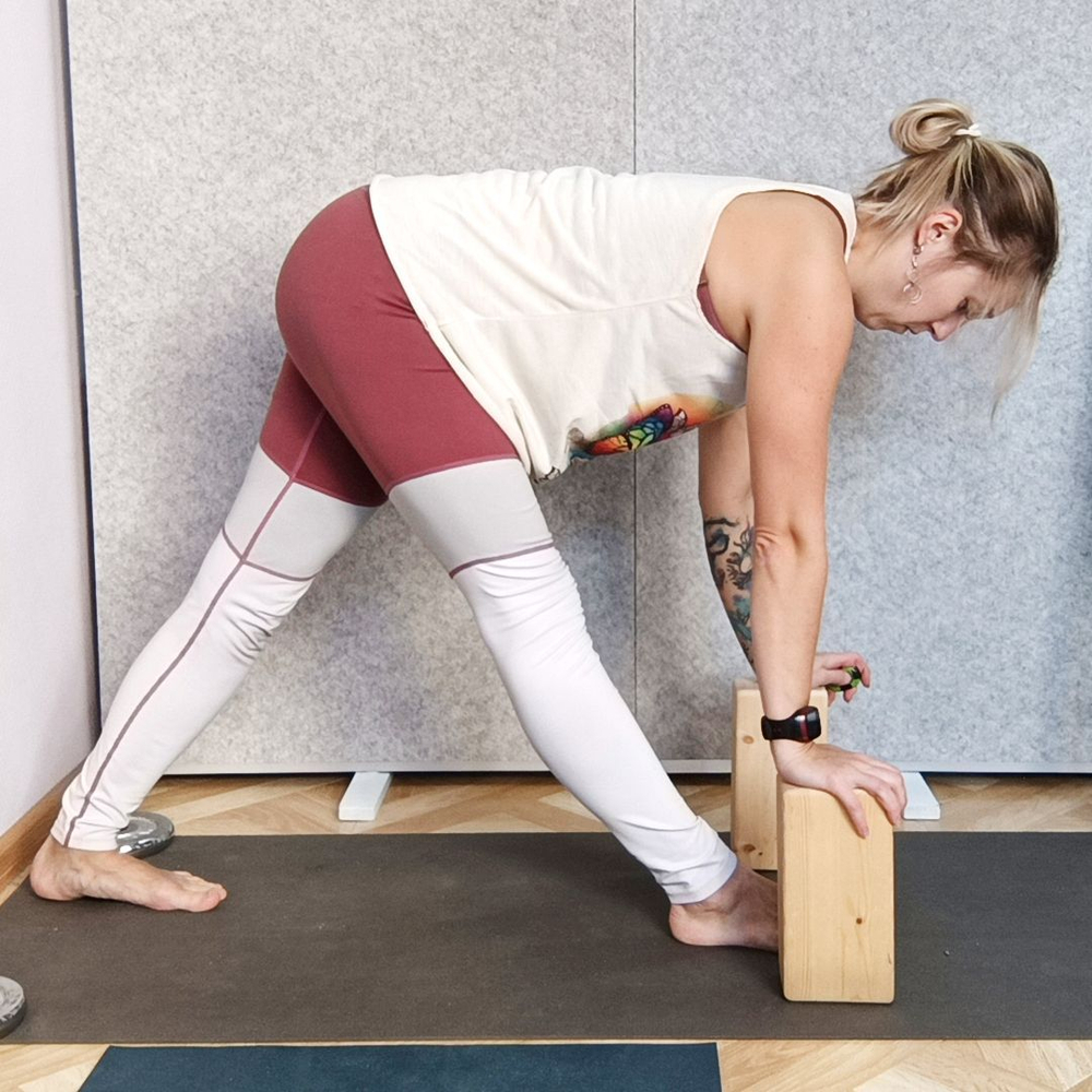 Кирпич для йоги с дизайном Цветок Жизни