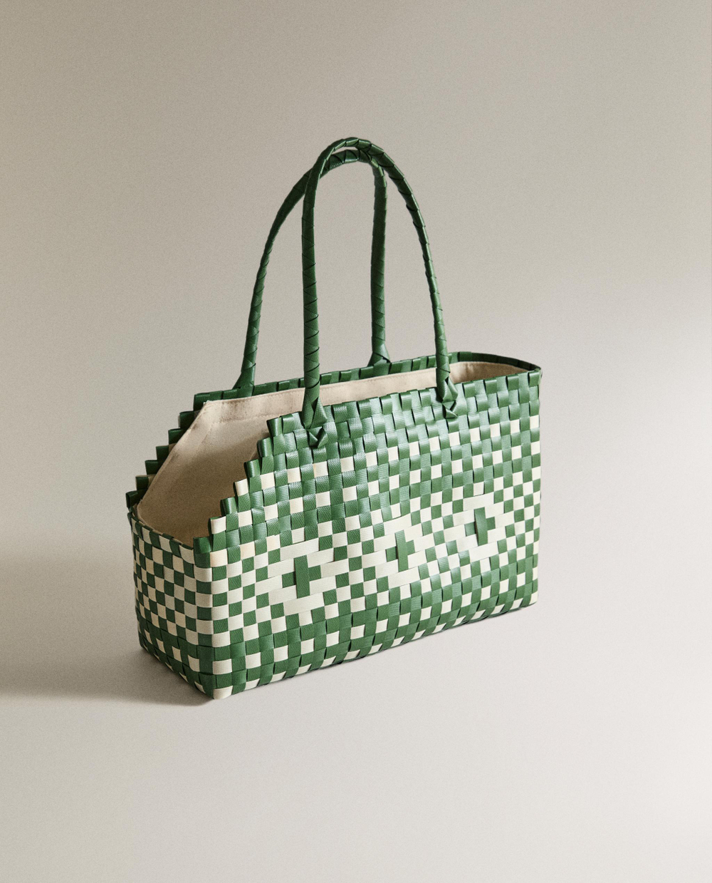 Сумка-переноска для питомца Zara Home, хлопок, зелёный, 1388/149