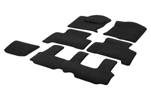 Коврики текстиль в салон, AutoFlex Business для Haval H9 2014-2017 2017-н.в., графит, 7 частей, 5940301